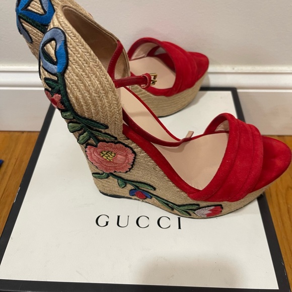 Gucci Wedge sandals - Picture 4 of 6